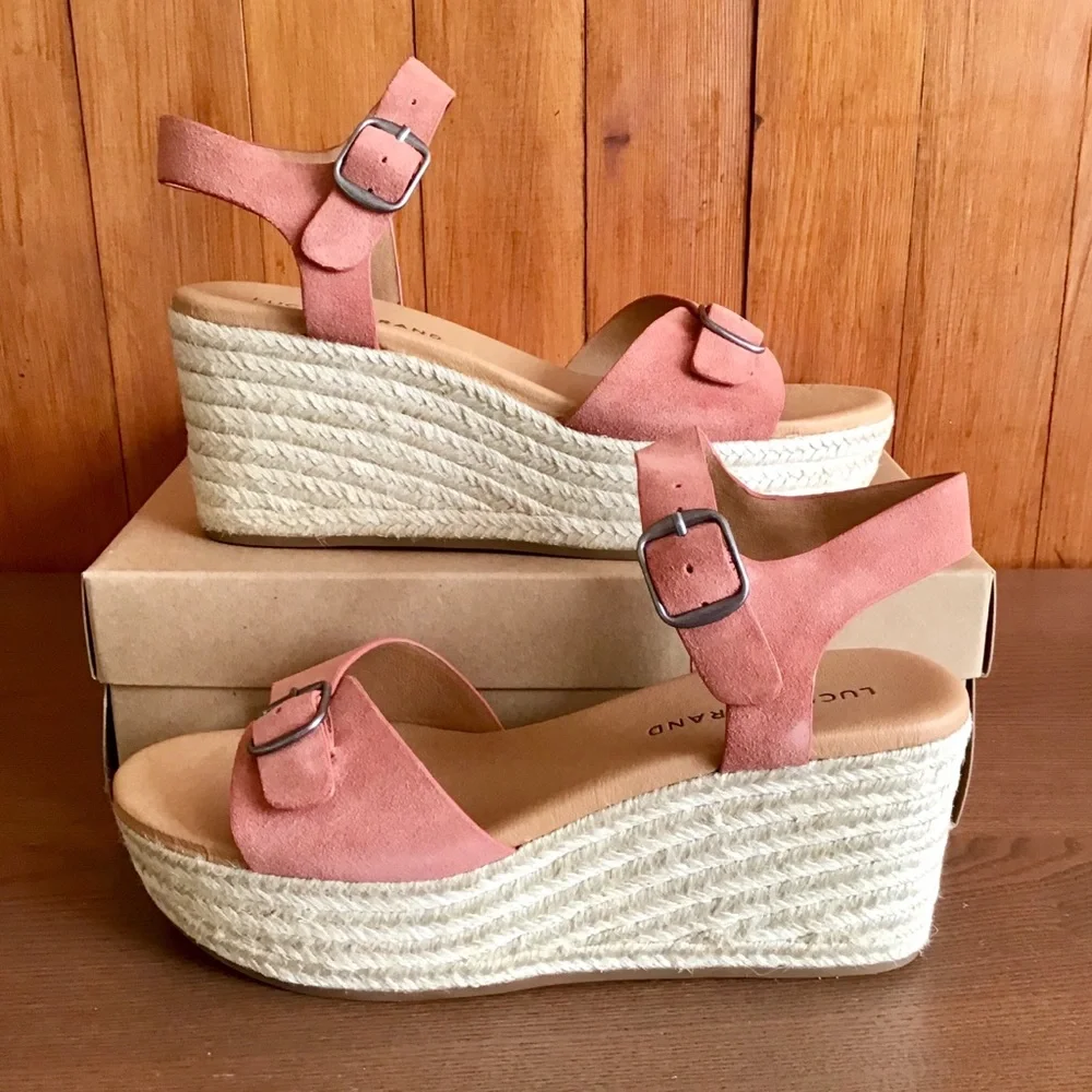 LUCKY BRAND Buckle Espadrille Sandals